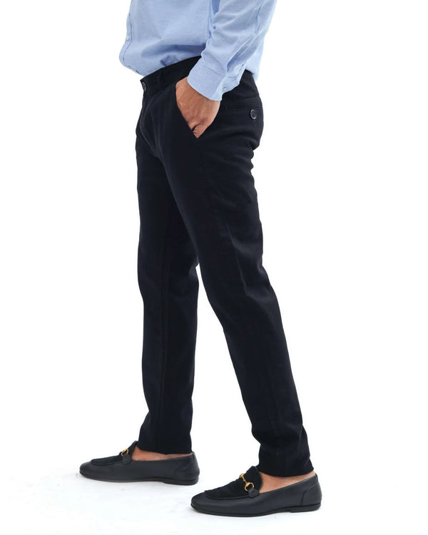 Men Dress Pants In Black Colour